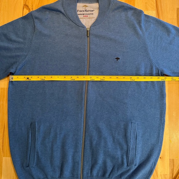 Fynch-Hatton Full Zip Men’s College Cardigan size L - Picture 7 of 10